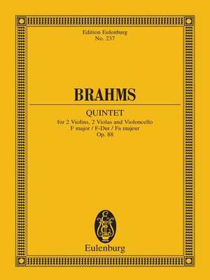 cover image of Quintet F major